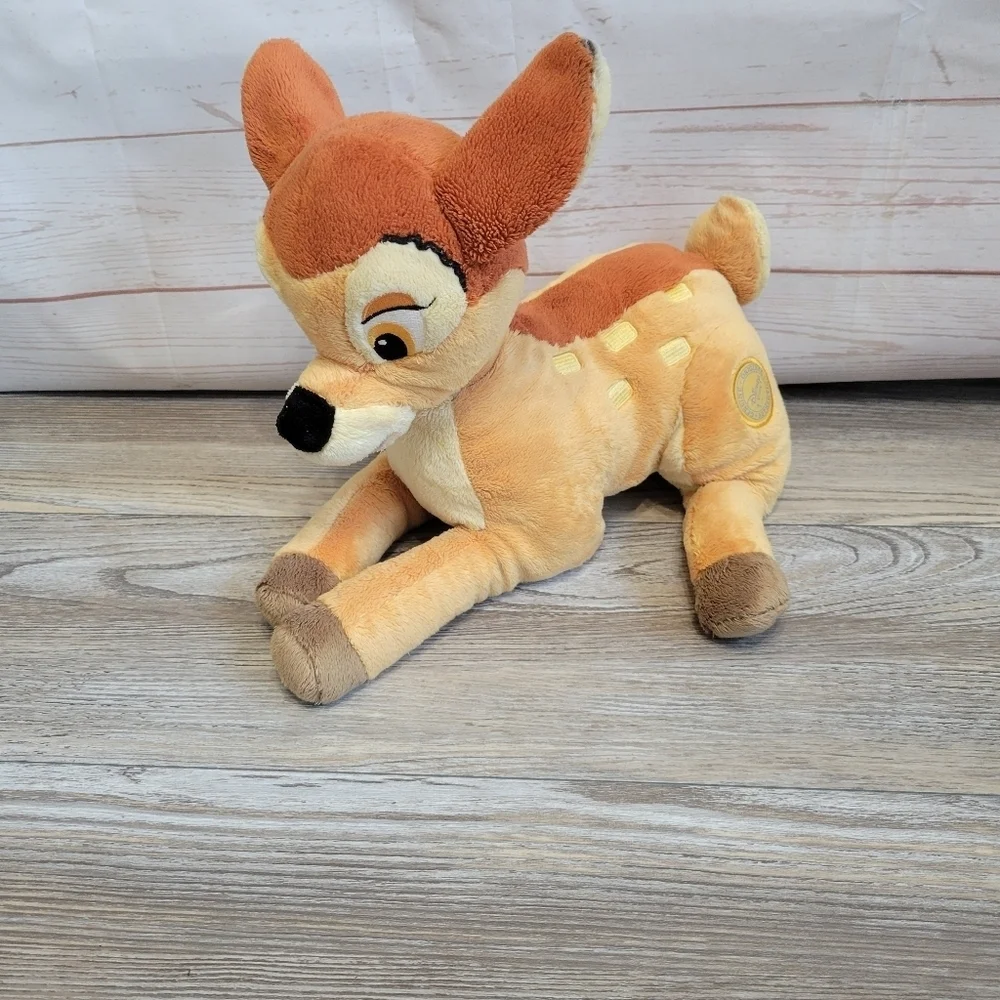 Disney Stuffed Plush Bambi 11in brown